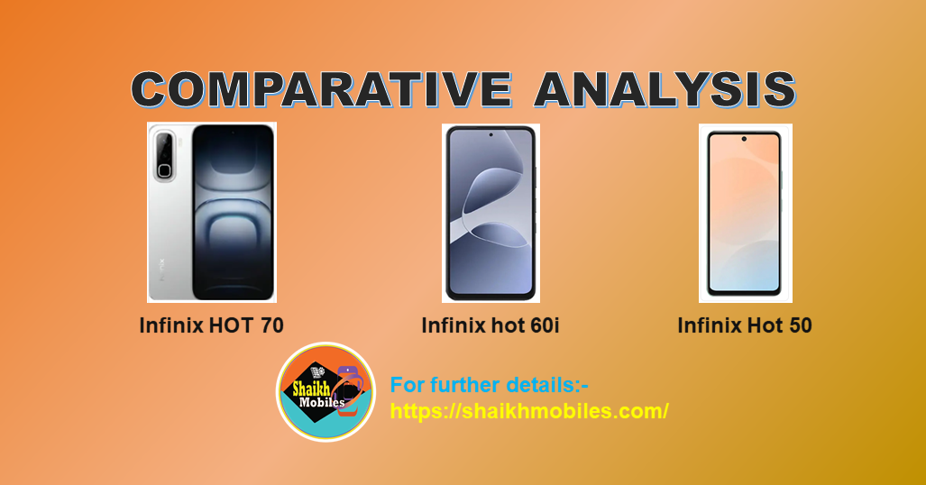Infinix Hot 70 vs Infinix Hot 60i  vs Infinix Hot 50:- Technical Comparative Review