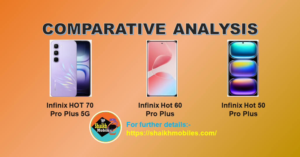 Infinix Hot 70 Pro Plus vs Hot 60 Pro Plus vs Infinix Hot 50 Pro Plus:- Technical Comparative Review
