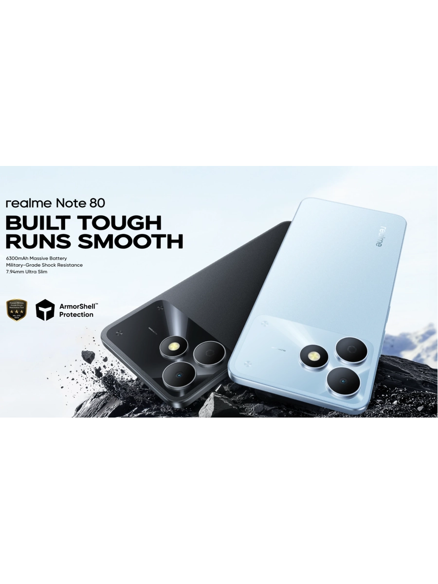 realme note 80 side